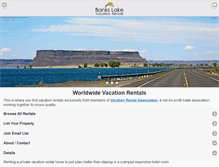 Tablet Screenshot of bankslakevacationrentals.com
